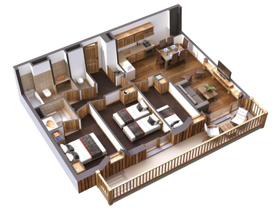 Residence Daria-I Nor By Les Etincelles Alpe d'Huez Esterno foto